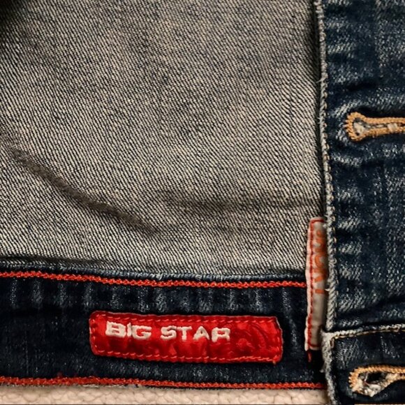 VTG Big Star (JACKY) denim jacket women Juniors size S (see measurements) - Picture 5 of 5